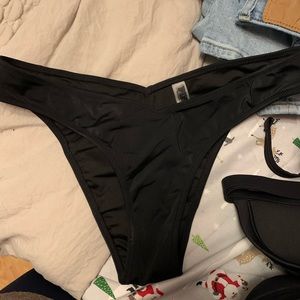 Pink Bathing Suit Bottoms Black